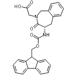 CAS 登录号：264273-08-7， [(4S)-4-{[(9H-芴-9-基甲氧基)羰基]氨基}-3-氧代-1,3,4,5-四氢-2H-2-苯并氮杂卓-2-基]乙酸