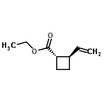 CAS 登录号：264614-04-2， 乙基(1S,2R)-2-乙烯基环丁烷羧酸酯
