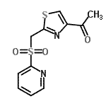 CAS#: 265126-44-1, 1-{2-[(2-Pyridinylsulfonyl)Methyl]-1,3-Thiazol-4-Yl}Ethanone