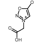 CAS 登录号：26537-53-1， 3-(羧甲基)-1,2,3-恶二唑-3-鎓-5-醇
