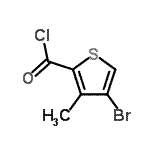 CAS#: 265652-36-6, 4-Bromo-3-Methyl-2-Thiophenecarbonyl Chloride