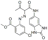 CAS 登录号：26576-47-6， 4-氯-2-[[1-[[(2,3-二氢-2-氧代-1H-苯并咪唑-5-基)氨基]羰基]-2-氧代丙基]偶氮]苯甲酸甲酯