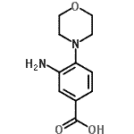 CAS 登录号：26586-19-6， 3-氨基-4-(4-吗啉基)苯甲酸