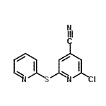 CAS 登录号：266337-47-7， 2-氯-6-(2-吡啶基硫基)异烟腈