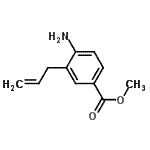 CAS 登录号：267002-59-5， 甲基3-烯丙基-4-氨基苯甲酸酯