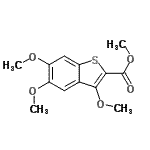 CAS#: 26759-49-9, Methyl 3,5,6-Trimethoxy-1-Benzothiophene-2-Carboxylate