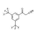 CAS 登录号：267880-81-9， 3-[3,5-二(三氟甲基)苯基]-3-氧代丙腈