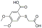 CAS 登录号：26791-94-6， 2-[(羧甲基)硫代]-4,5-二甲氧基苯甲酸