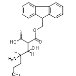 CAS 登录号：268542-18-3， 4-氨基-2-[(9H-芴-9-基甲氧基)羰基]-3-羟基硫代庚O-酸