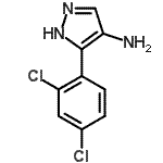 CAS 登录号：268547-51-9， 5-(2,4-二氯苯基)-1H-吡唑-4-胺
