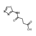 CAS#: 26861-97-2, 4-Oxo-4-(1,3,4-Thiadiazol-2-Ylamino)Butanoic Acid