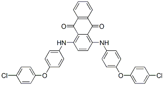 CAS#: 26931-39-5, 1,4-Bis[4-(4-Chlorophenoxy)Anilino]Anthraquinone