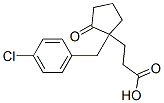 CAS 登录号：2700-03-0， 3-[1-[(4-氯苯基)甲基]-2-氧代环戊基]丙酸