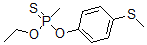 CAS 登录号：2703-13-1， 乙氧基-甲基-(4-甲硫基苯氧基)-巯基膦烷