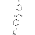 CAS 登录号：27033-41-6， 4-氯-N-(4-乙氧基苯基)苯甲酰胺