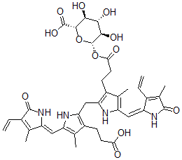 CAS 登录号：27071-67-6， 胆红素葡糖醛酸酯