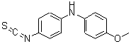 CAS 登录号：27163-30-0， 4-异硫氰酸基-N-(4-甲氧基苯基)苯胺