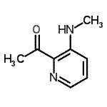 CAS 登录号：272443-24-0， 1-[3-(甲基氨基)-2-吡啶基]乙酮