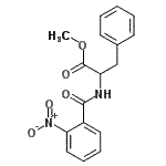 CAS 登录号：27262-04-0， 甲基N-(2-硝基苯甲酰)苯丙氨酸酯