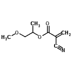 CAS#: 27279-62-5, (2-Methoxy-1-Methyl-Ethyl) 2-Cyanoprop-2-Enoate