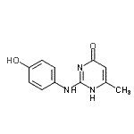 CAS 登录号：272791-41-0， 2-[(4-羟基苯基)氨基]-6-甲基-4(1H)-嘧啶酮