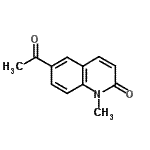 CAS 登录号：27330-09-2， 6-乙酰基-1-甲基-2(1H)-喹啉酮