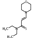 CAS 登录号：273409-09-9， (2E)-N,N-二乙基-3-(4-吗啉基)-2-丙烯硫代酰胺