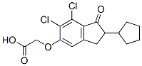 CAS#: 27366-52-5, [(6,7-Dichloro-2-Cyclopentyl-2,3-Dihydro-1-Oxo-1H-Inden-5-Yl)Oxy]Acetic Acid