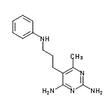 CAS 登录号：27431-40-9， 5-(3-苯胺基丙基)-6-甲基-2,4-嘧啶二胺