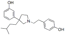 CAS 登录号：27452-89-7， 3-[1-[2-(4-羟基苯基)乙基]-3-(3-甲基丁基)-3-吡咯烷基]苯酚