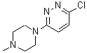 CAS 登录号：27464-17-1， 3-氯-6-(4-甲基-1-哌嗪基)哒嗪