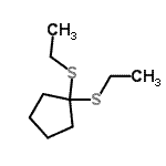 CAS#: 27482-19-5, 1,1-Bis(Ethylsulfanyl)Cyclopentane