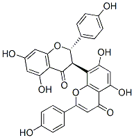 CAS#: 27542-37-6, 8-[(2S,3R)-5,7-Dihydroxy-2-(4-Hydroxyphenyl)-4-Oxo-Chroman-3-Yl]-5,7-Dihydroxy-2-(4-Hydroxyphenyl)Chromen-4-One