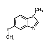 CAS 登录号：27582-09-8， 1-甲基-5-(甲硫基)-1H-苯并咪唑