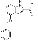 CAS 登录号：27748-09-0， 4-(苄氧基)-1H-吲哚-2-羧酸甲酯