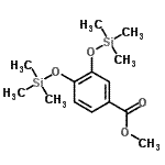 CAS 登录号：27798-58-9， 甲基3,4-二[(三甲基硅烷基)氧基]苯甲酸酯