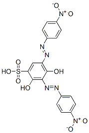 CAS 登录号：27831-63-6， 2,4-二羟基-3,5-二[(4-硝基苯基)偶氮]苯磺酸
