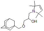 CAS 登录号：27865-89-0， 1-(三环[3.3.1.1(3,7)]癸烷-1-基甲氧基)-3-(2,2,5,5-四甲基-3-吡咯啉-1-基)-2-丙醇