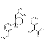 CAS#: 280565-80-2, (2S)-Hydroxy(Phenyl)Acetic Acid - (1R,2R)-2-[(Dimethylamino)Methyl]-1-(3-Methoxyphenyl)Cyclohexanol (1:1)