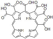CAS 登录号：28100-67-6， 2,3,5,7,8,10-卟啉六羧酸