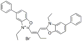 CAS#: 28118-15-2, 3-Ethyl-2-[2-[(3-Ethyl-5-Phenyl-3H-Benzoxazol-2-Ylidene)Methyl]But-1-Enyl]-5-Phenylbenzoxazolium Bromide