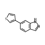 CAS#: 281203-98-3, 6-(3-Thienyl)-1H-Indazole