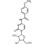 CAS#: 28225-17-4, 4-[(4-Methoxybenzoyl)Amino]-1-Pentofuranosyl-2(1H)-Pyrimidinone