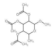 CAS 登录号：28251-53-8， 甲基 2-O,3-O,4-O-三乙酰基-6-脱氧-alpha-L-吡喃甘露糖苷