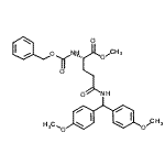 CAS 登录号：28252-53-1， 甲基N<sup>2</sup>-[(苄氧基)羰基]-N-[二(4-甲氧基苯基)甲基]-L-谷氨酰t胺化物