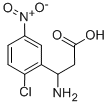 CAS 登录号：282524-74-7， 3-氨基-3-(2-氯-5-硝基-苯基)-丙酸
