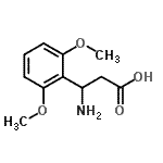 CAS 登录号：282524-76-9， 3-氨基-3-(2,6-二甲氧基苯基)丙酸