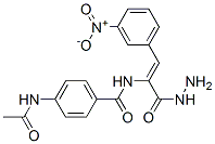 CAS 登录号：28272-00-6， 4-乙酰氨基-N-[(Z)-1-(肼羰基)-2-(3-硝基苯基)乙烯基]苯甲酰胺