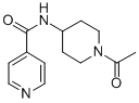 CAS 登录号：283167-07-7， N-(1-乙酰基-4-哌啶基)-4-吡啶甲酰胺