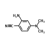 CAS 登录号：28340-63-8， 2-氨基-4-(二甲基氨基)苯甲腈